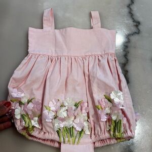 Isabel Garreton Soft Pink Baby Outfit